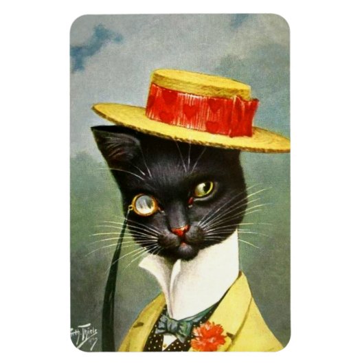 Arthur Thiele - Mr Cat Magneet (Verticaal)