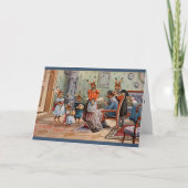 Arthur Thiele Paas Kaart - Bunny Family Gathering (Voorkant)