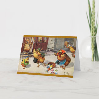 Arthur Thiele Paastrein - Kaart voor kuikens