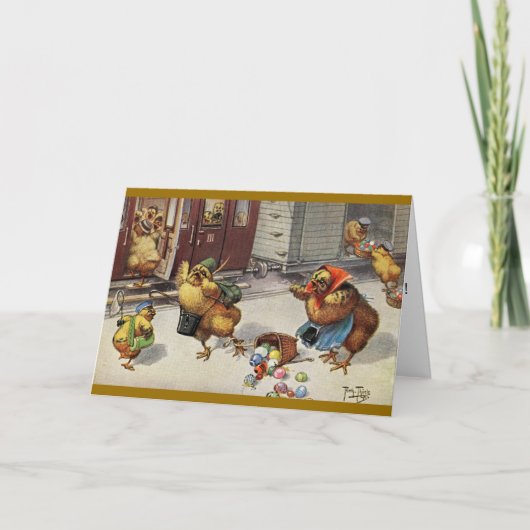 Arthur Thiele Paastrein - Kaart voor kuikens (Voorkant)