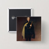 Arthur Wellesley Duke of Wellington Vierkante Button 5,1 Cm (Voorkant /achterkant)