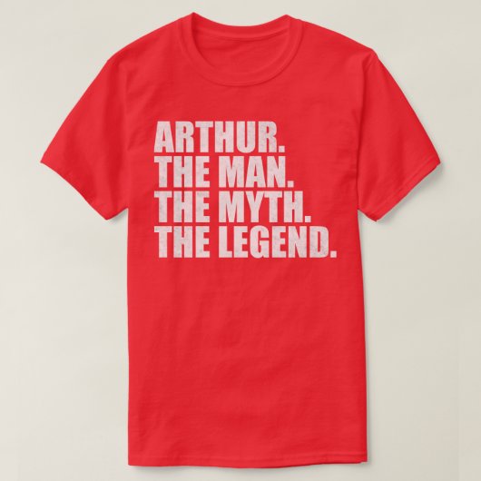 ArthurArthur Naam Arthur Voornaam T-shirt (Design voorkant)