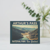 Arthur's Pass National Park New Zealand  Briefkaart (Staand voorkant)