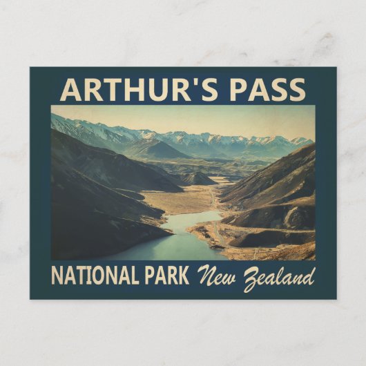Arthur's Pass National Park New Zealand  Briefkaart (Voorkant)