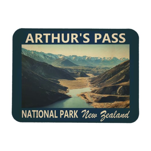 Arthur's Pass National Park New Zealand  Magneet (Horizontaal)