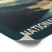 Arthur's Pass National Park New Zealand  Poster (Hoek)