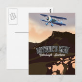 Arthur's Seat Edinburgh Schotland Briefkaart (Voorkant / Achterkant)