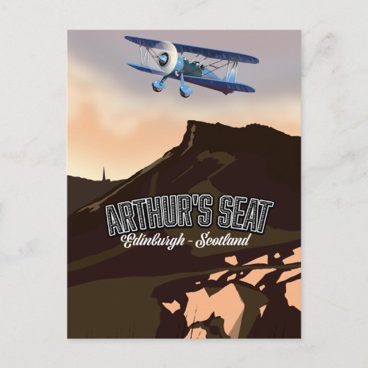 Arthur's Seat Edinburgh Schotland Briefkaart (Voorkant)