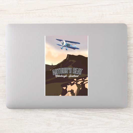 Arthur's Seat Edinburgh Schotland Sticker (Computer)