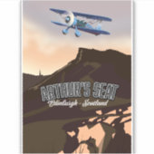 Arthur's Seat Edinburgh Schotland Sticker (Voorkant)