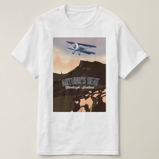 Arthur's Seat Edinburgh Scotland T-shirt (Design voorkant)