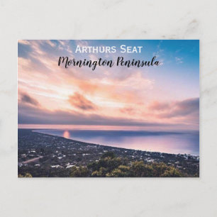 Arthur's stoel op het Mornington-schiereiland Briefkaart