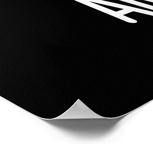 Arti-choke Funny Veggie Artichoke Pun Dark BG Poster (Hoek)