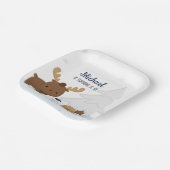 Artic Animals Party Winter Animals Party Papieren Bordje (Gebogen)