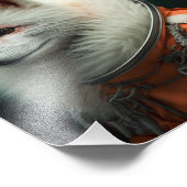 Artic Fox Astronaut Foto Afdruk (Hoek)