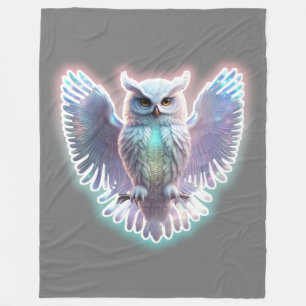 Artic Owl Fleece Deken
