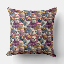 Artic Polar Bears Ski Club Kussen