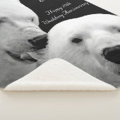 Artic Polar Beer Couple Love Tenderness Passion Sherpa Deken (3/4)