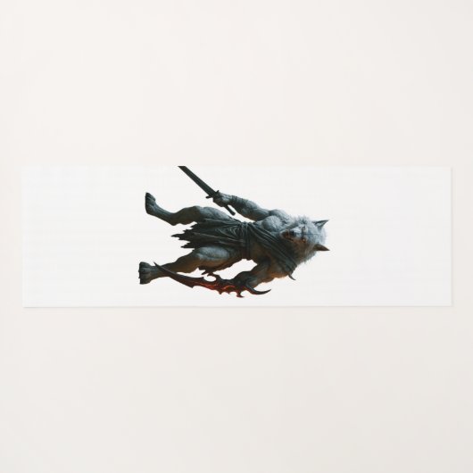 Artic Werewolf Yogamat (Achterkant (horizontaal))