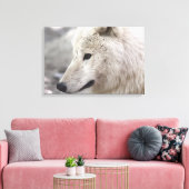 Artic Wolf Lovers Canvas Afdruk (Insitu (Woonkamer))