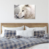 Artic Wolf Lovers Canvas Afdruk (Insitu (Slaapkamer))