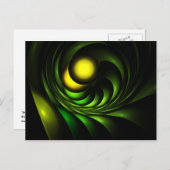 Artichoke Abstract fractal Artwork Briefkaart (Voorkant / Achterkant)