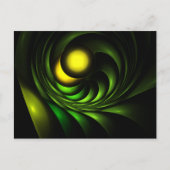 Artichoke Abstract fractal Artwork Briefkaart (Voorkant)
