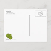 Artichoke  Crate Art Bewerkbare Briefkaarten (Achterkant)