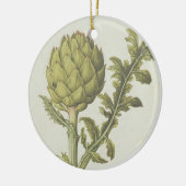 Artichoke: Cynara scolymus, c.1568 Keramisch Ornament (Links)