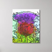 ARTICHOKE FLOWER CANVAS AFDRUK (Voorkant)