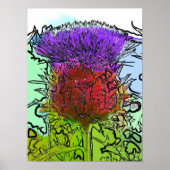 ARTICHOKE FLOWER POSTER (Voorkant)