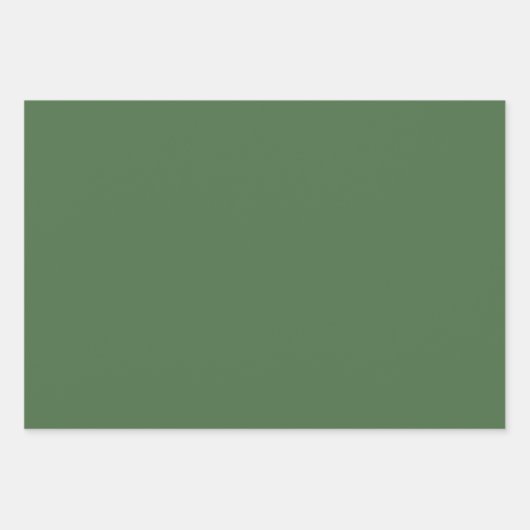 Artichoke-groen (vaste kleur) inpakpapier vel (Voorkant 2)