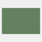 Artichoke-groen (vaste kleur) inpakpapier vel (Voorkant)