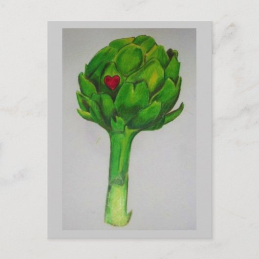 Artichoke Heart Briefkaart (Voorkant)