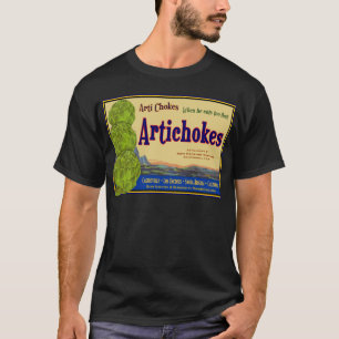 Artichoke Label Art T-Shirt