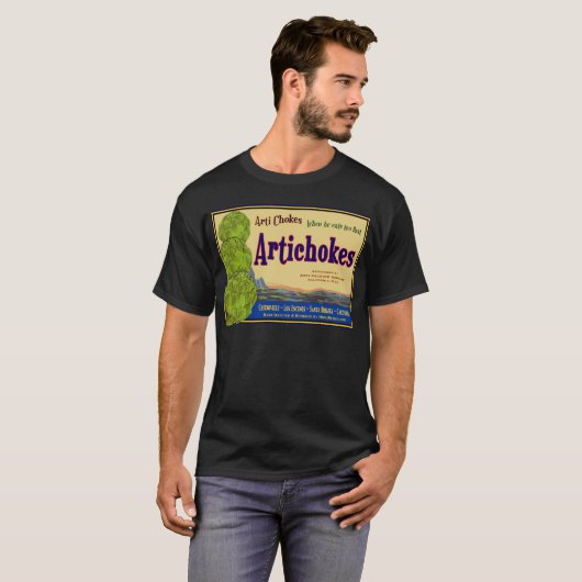 Artichoke  Label Art T-shirt (Voorkant volledig)