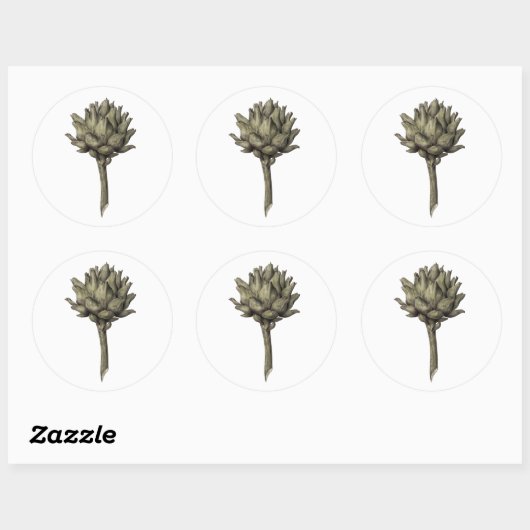 Artichoke Ronde Sticker (Vel)