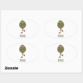 Artichoke Runner 50K Ovale Sticker (Vel)