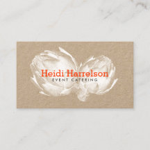 Artichoke Screen Print Catering Kraft