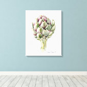 Artichoke Study 1993 Canvas Afdruk (Insitu (Houten vloer))