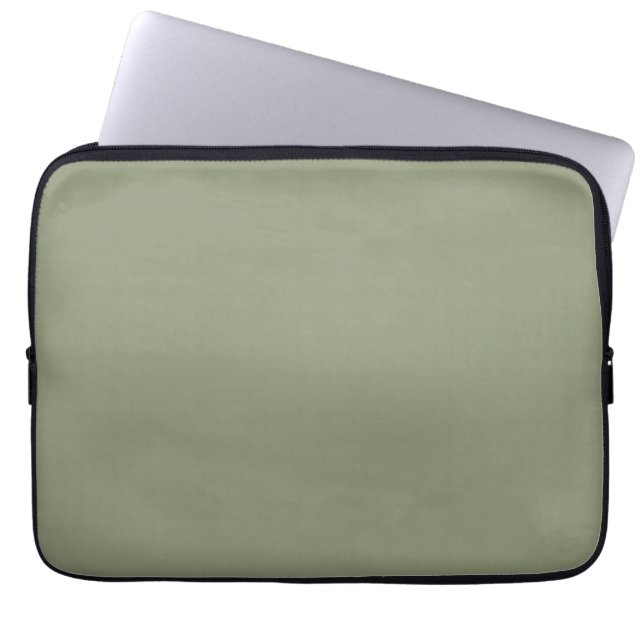 Artichoke (vaste kleur) laptop sleeve (Voorkant)