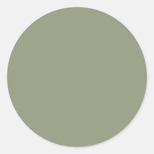 Artichoke (vaste kleur) ronde sticker (Voorkant)