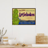 Artichoke  Vegetable Art Print (Keuken)