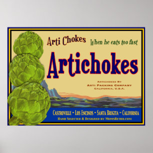 Artichoke  Vegetable Art Print