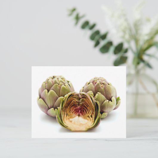 Artichokes Briefkaart (Staand voorkant)