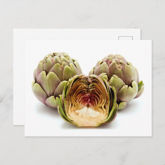 Artichokes Briefkaart (Voorkant / Achterkant)