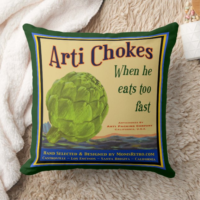 Artichokes  Crate Art Pillow Kussen (Deken)