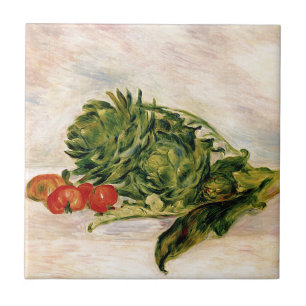 Artichokes en tomaten tegeltje