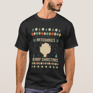 Artichokes Funny Ugly Sweater Retro voor CH T-shirt
