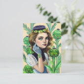 Artichoke's hart briefkaart (Staand voorkant)